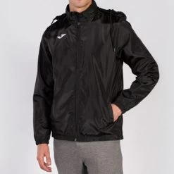 JOMA Chubasquero Hombre Iris Negro -Deportiva Ropa Tienda 100087.100 5