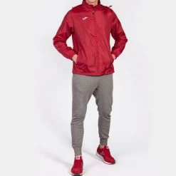 JOMA Chubasquero Hombre Iris Rojo -Deportiva Ropa Tienda 100087.600 4