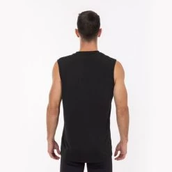 JOMA Camiseta Sin Mangas Hombre Combi Negro -Deportiva Ropa Tienda 100436.100 4