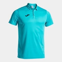 JOMA Polo Manga Corta Hombre Hobby Turquesa Flúor