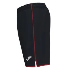 JOMA Short Hombre Liga Negro Rojo -Deportiva Ropa Tienda 101324.106 3