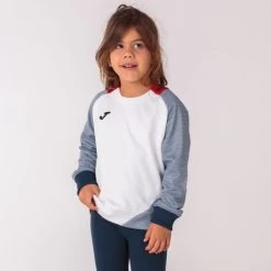 JOMA Sudadera Hombre Essential II Blanco Marino Rojo -Deportiva Ropa Tienda 101510.203 3