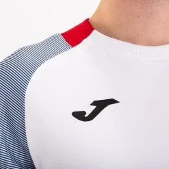 JOMA Sudadera Hombre Essential II Blanco Marino Rojo -Deportiva Ropa Tienda 101510.203 4