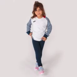 JOMA Sudadera Hombre Essential II Blanco Marino Rojo -Deportiva Ropa Tienda 101510.203 6