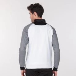 JOMA Chaqueta Hombre Essential II Blanco Negro -Deportiva Ropa Tienda 101535.201 3