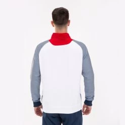JOMA Chaqueta Hombre Essential II Blanco Marino Rojo -Deportiva Ropa Tienda 101535.203 3