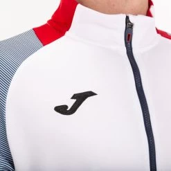 JOMA Chaqueta Hombre Essential II Blanco Marino Rojo -Deportiva Ropa Tienda 101535.203 4