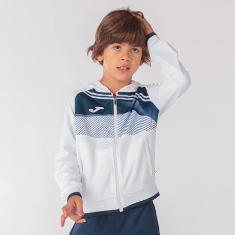 JOMA Chaqueta Con Capucha Hombre Supernova II Blanco Marino 4 JOMA Chaqueta Con Capucha Hombre Supernova II Blanco Marino - Imagen 2