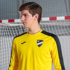JOMA Camiseta Manga Larga Hombre Academy III Amarillo Negro -Deportiva Ropa Tienda 101658.901 7