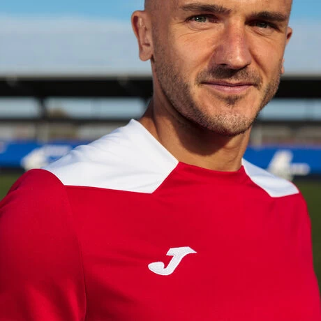 JOMA Camiseta Manga Corta Hombre Championship VI Rojo Blanco 4 JOMA Camiseta Manga Corta Hombre Championship VI Rojo Blanco - Imagen 2