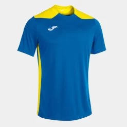 JOMA Camiseta Manga Corta Hombre Championship VI Royal Amarillo