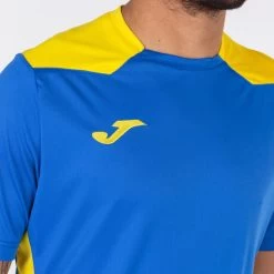 JOMA Camiseta Manga Corta Hombre Championship VI Royal Amarillo -Deportiva Ropa Tienda 101822.709 5