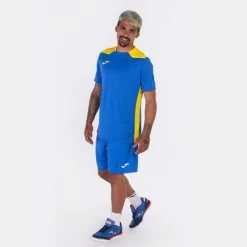 JOMA Camiseta Manga Corta Hombre Championship VI Royal Amarillo -Deportiva Ropa Tienda 101822.709 7
