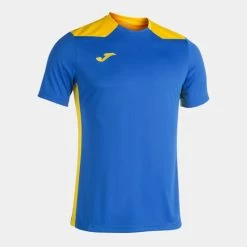 JOMA Camiseta Manga Corta Hombre Championship VI Royal Amarillo -Deportiva Ropa Tienda 101822.709 9