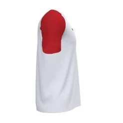 JOMA Camiseta Manga Corta Hombre Academy IV Blanco Rojo -Deportiva Ropa Tienda 101968.206 4