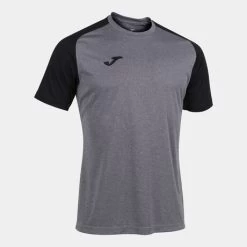 JOMA Camiseta Manga Corta Hombre Academy IV Gris Melange Negro -Deportiva Ropa Tienda 101968.251 3