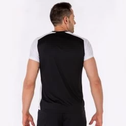 JOMA Camiseta Manga Corta Hombre Record II Negro Blanco -Deportiva Ropa Tienda 102223.102 3
