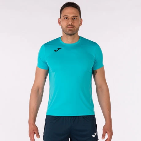 JOMA Camiseta Manga Corta Hombre Record II Turquesa Flúor 4 JOMA Camiseta Manga Corta Hombre Record II Turquesa Flúor - Imagen 2