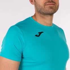 JOMA Camiseta Manga Corta Hombre Record II Turquesa Flúor 14 JOMA Camiseta Manga Corta Hombre Record II Turquesa Flúor -Deportiva Ropa Tienda 102227.010 5