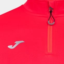 JOMA Sudadera Hombre Running Night Coral Flúor -Deportiva Ropa Tienda 102241.040 3