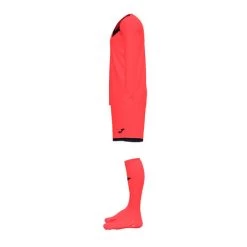 JOMA Set Hombre Zamora VI Coral Flúor Negro -Deportiva Ropa Tienda 102248.041 3