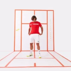 JOMA Bermuda Hombre Open III Blanco Marino -Deportiva Ropa Tienda 102252.203 3