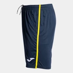 JOMA Bermuda Hombre Open III Marino Amarillo -Deportiva Ropa Tienda 102252.339 3