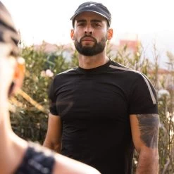 JOMA Camiseta Manga Corta Hombre R-Night Negro -Deportiva Ropa Tienda 102670.100 3