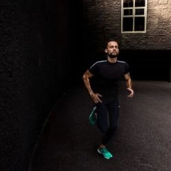 JOMA Camiseta Manga Corta Hombre R-Night Negro -Deportiva Ropa Tienda 102670.100 4