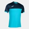 JOMA Camiseta Manga Corta Hombre Montreal Turquesa Flúor Marino -Deportiva Ropa Tienda 102743.013 1