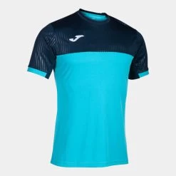 JOMA Camiseta Manga Corta Hombre Montreal Turquesa Flúor Marino