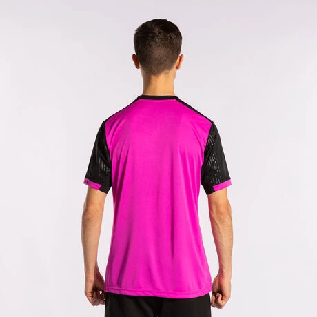 JOMA Camiseta Manga Corta Hombre Montreal Rosa Flúor Negro 5 JOMA Camiseta Manga Corta Hombre Montreal Rosa Flúor Negro - Imagen 3