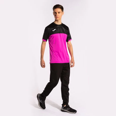 JOMA Camiseta Manga Corta Hombre Montreal Rosa Flúor Negro 7 JOMA Camiseta Manga Corta Hombre Montreal Rosa Flúor Negro - Imagen 5