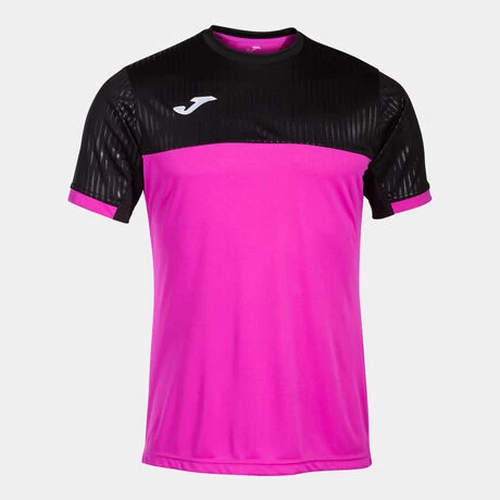 JOMA Camiseta Manga Corta Hombre Montreal Rosa Flúor Negro 9 JOMA Camiseta Manga Corta Hombre Montreal Rosa Flúor Negro - Imagen 7