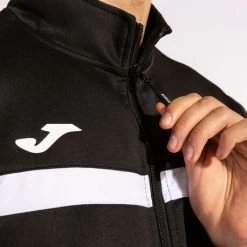 JOMA Chándal Hombre Danubio Negro Blanco -Deportiva Ropa Tienda 102746.102 4