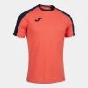 JOMA Camiseta Manga Corta Hombre Eco Championship Naranja Flúor Marino -Deportiva Ropa Tienda 102748.093 1
