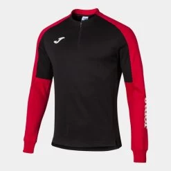 JOMA Sudadera Hombre Eco Championship Negro Rojo