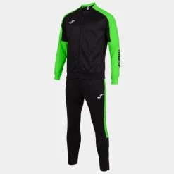 JOMA Chándal Hombre Eco Championship Negro Verde Flúor