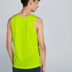 JOMA Camiseta Tirantes Hombre Elite IX Amarillo Flúor -Deportiva Ropa Tienda 102754.067 4