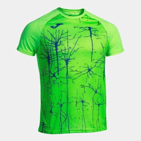 JOMA Camiseta Manga Corta Hombre Elite IX Verde Flúor 3 JOMA Camiseta Manga Corta Hombre Elite IX Verde Flúor