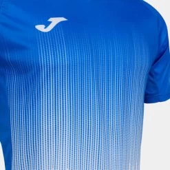 JOMA Camiseta Manga Corta Hombre Tiger IV Blanco Royal -Deportiva Ropa Tienda 102764.207 12