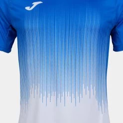 JOMA Camiseta Manga Corta Hombre Tiger IV Blanco Royal -Deportiva Ropa Tienda 102764.207 9