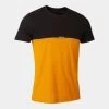 JOMA Camiseta Manga Corta Hombre California Negro Naranja -Deportiva Ropa Tienda 102774.080 1