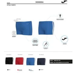 JOMA Bañador Boxer Hombre Splash Marino -Deportiva Ropa Tienda 102818.332 5