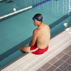 JOMA Bañador Boxer Hombre Splash Rojo -Deportiva Ropa Tienda 102818.602 4