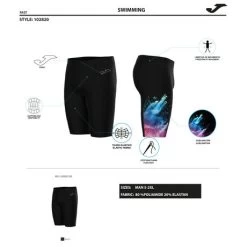 JOMA Bañador Bermuda Hombre Splash Negro 17 JOMA Bañador Bermuda Hombre Splash Negro -Deportiva Ropa Tienda 102820.100 8