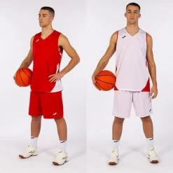 JOMA Set Unisex Kansas Rojo Blanco -Deportiva Ropa Tienda 102851.602 2