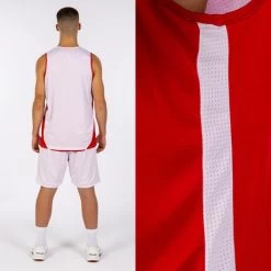 JOMA Set Unisex Kansas Rojo Blanco -Deportiva Ropa Tienda 102851.602 3