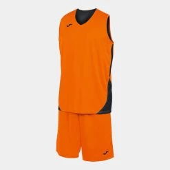 JOMA Set Unisex Kansas Naranja Negro -Deportiva Ropa Tienda 102851.881 4