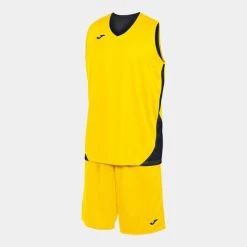 JOMA Set Unisex Kansas Amarillo Negro 6 JOMA Set Unisex Kansas Amarillo Negro -Deportiva Ropa Tienda 102851.901 2